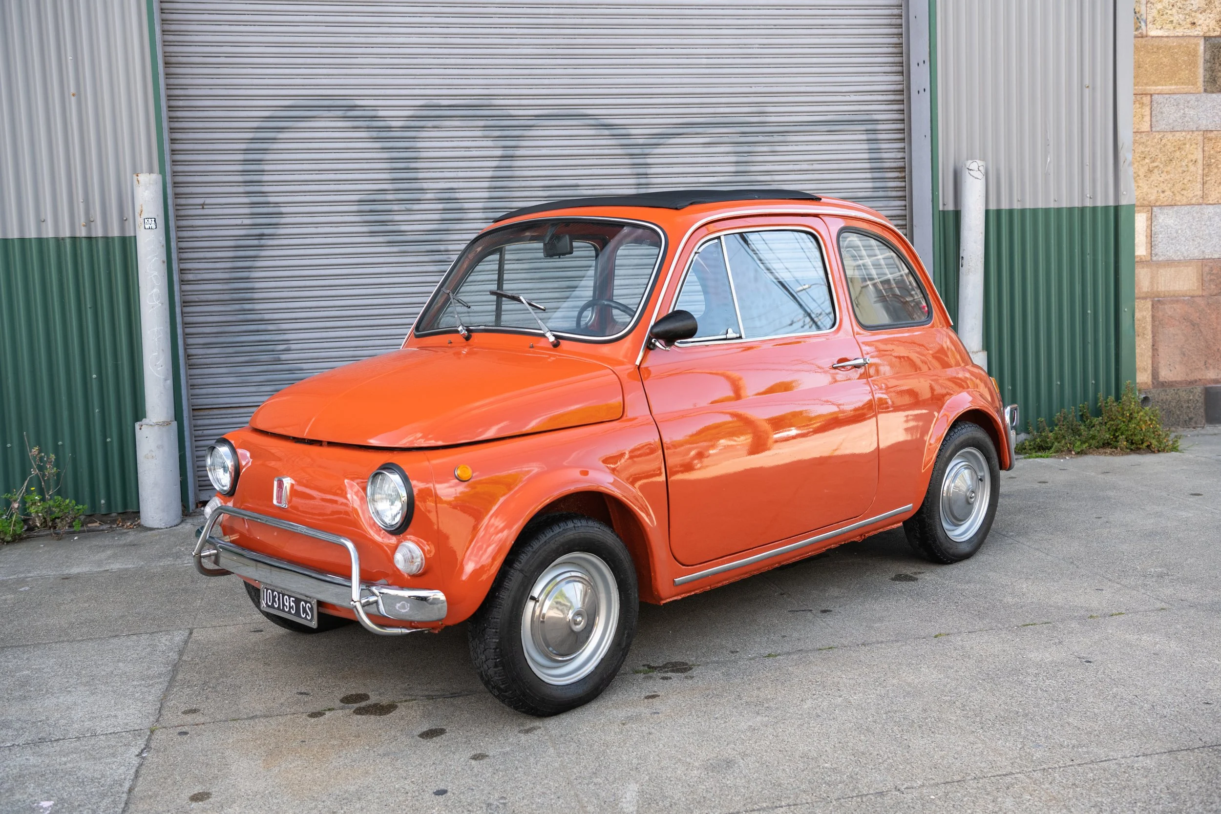 D238 1971 Fiat 500 — Bello Moto SF